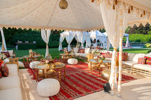 Celebrating a 50th Birthday in the Hamptons with Moroccan Party Decor.