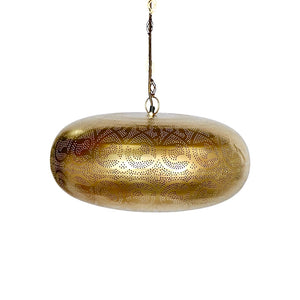 Handcrafted Brass Moroccan Pendant Lamp