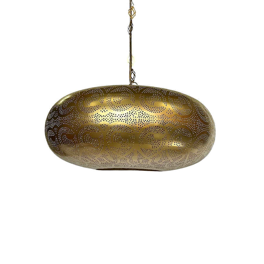 Handcrafted Brass Moroccan Pendant Lamp