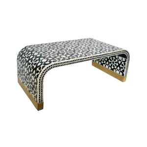 Fez Black Bone Inlay Coffee Table