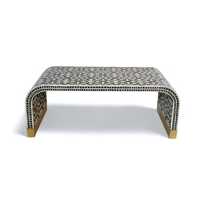 Fez Black Bone Inlay Coffee Table