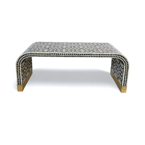 Fez Black Bone Inlay Coffee Table