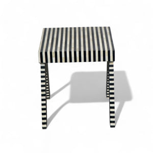 Tangier Bone Inlay Table/ Stool